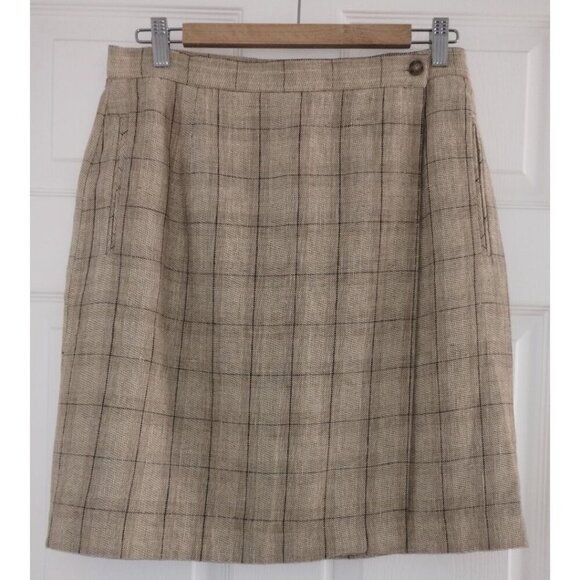 Chaus Sport Plaid Wrap Skirt (Size 12) - Picture 1 of 7